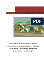 Memoria Descriptiva Arquitectura