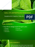 Soal Uts Antropologi Kesehatan