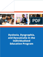 Dyslexia in The IEP 6.3 - Accessible 8.1 PDF