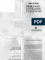 Problemas Literarios y Esteticos Mijail Bajtin PDF