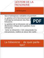 Gestion de la tresorerie