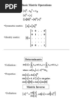 Basic Matrix Operations: - Transpose