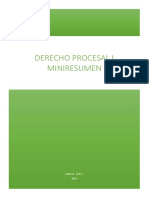 2. Procesal I - Miniresumen (1)