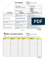 Job Safety Analysis - BUMP TESTING AND CALIBRATION OF GDS SYSTEM