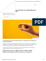 PIB - Por Que 2019 Frustrou Mais Uma Vez As Expectativas de Crescimento Da Economia - BBC News Brasil
