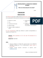 Comunicado AL008 - Medios de Pago PDF