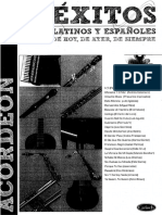 Partituras Acordeon - Exitos PDF