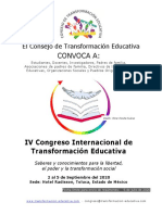Convocatoria IV Congreso Internacional de Transformación Educativa .pdf