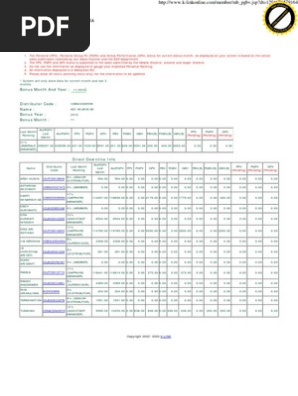 K Link Distributor Area Pdf