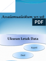 Bahan Ajar Ukuran Letak Data