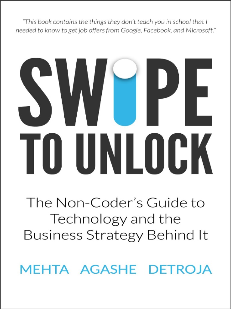 Swipe To Unlock The Primer On Technology And Business Strategy Mehta Agashe Detroja Pdf Android Operating System Mobile App