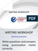 WRITING WORKSHOP