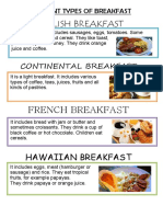 Types of Breakfast