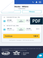 Cautare Bilet Avion - Plecare Bacău 2020-05-22 Sosire Milano 2020-05-27 PDF