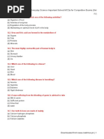 Everyday Science Important Solved MCQs For Competitive Exams (Set IV)