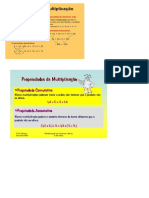 Propriedades Da MultiplicaçãO de NúMeros Racionais