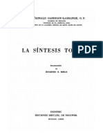 Garrigou Lagrange Reginald - La Sintesis Tomista.pdf