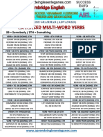 Advanced Multi Word Verbs PDF