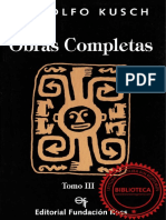 Kusch Rodolfo Obras Completas Tomo III PDF