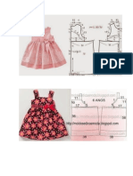Moldes de Vestidos de Niñas | PDF