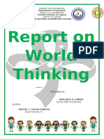 SAES-School Based Wolrd Thinking Day 2020 (Narrative Report)