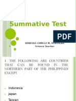 Northern Philippines Geography Test