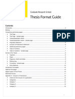 Thesis Format Guide - Most Recent Vers 10 PDF