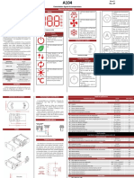 Manual do controlador digital de temperatura A104 para sistemas de refrigeração