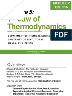 Thermodynamics 1st Law Basics