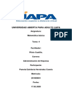 Tarea IV Matematica Basica