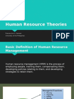 Human Resource Theories