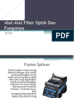 Alat-Alat Fiber Optik Dan Fungsinya