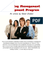 Designing A Management Development Program
