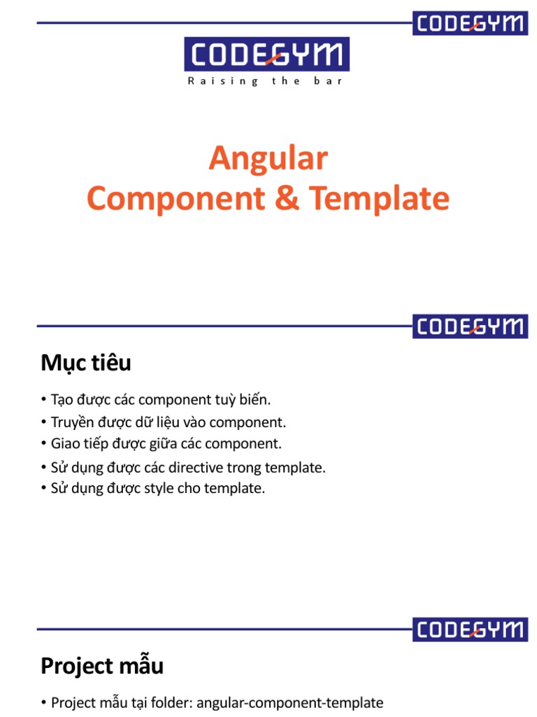 Slide 06 Angular Component Template PDF PDF