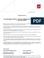 Accord Bouygues Telecom - SFR