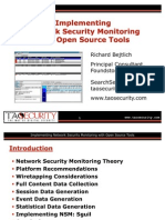 Implementing Network Security Monitoring With Open Source Tools