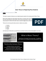 The Complete Guide To Music Theory For Beginning P