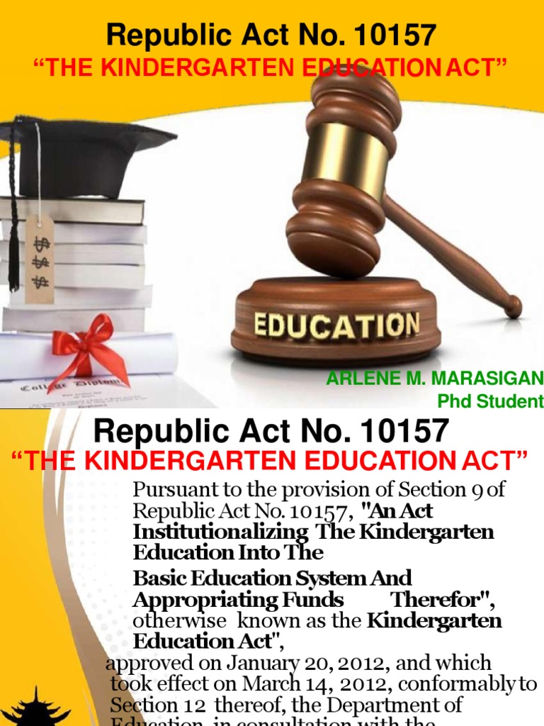 arlene-m-marasigan-republic-act-no-10157-kindergarten-education-act-pdf