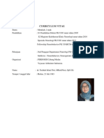 CV Dr. Fasihah