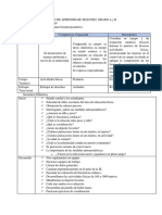 Ef Sesión de Aprendizaje Segundo Grado