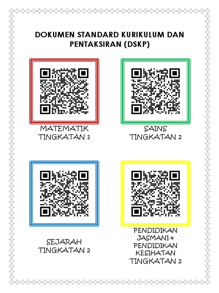 Qr Code Dskp Pdf