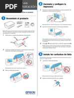 Guía de instalación para impresoras Epson | PDF | Impresora ...