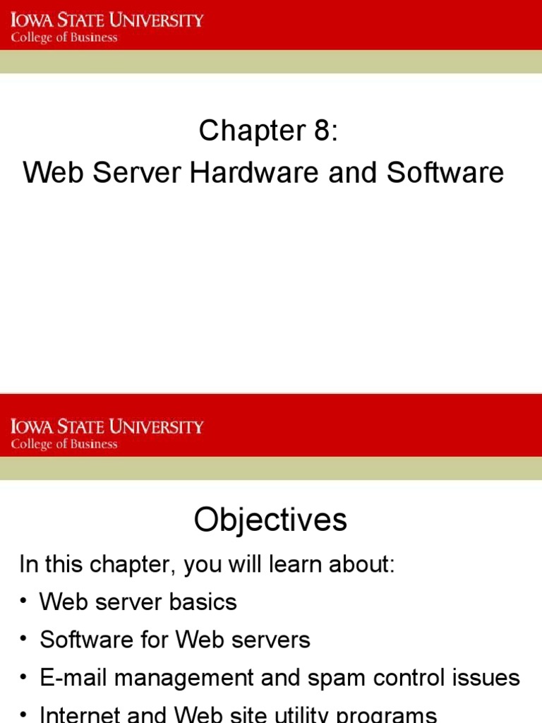 Web Server Hardware and Software Overview | PDF | Internet & Web ...