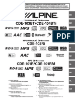 Alpine Cde 104 Bti Manuale Uso