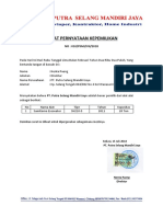 Surat Pernyataan Kepemilikan