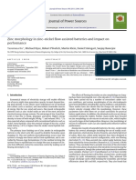 Zinc Morphology in Zinc-Nickel Flow Battery