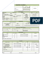 Formato Solicitud Empleo en Excel