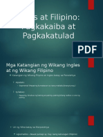 03 Ingles at Filipino Pagkakaiba