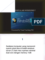 Cara Instalasi Windows 7