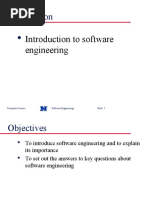 Introduction To Software Engineering